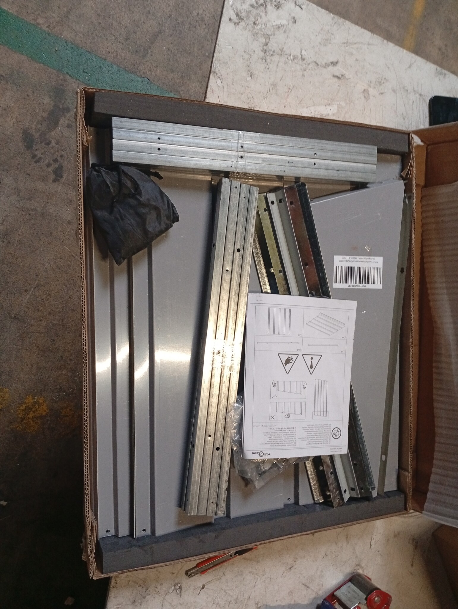 vidaXL Hondenhok Gegalvaniseerd Staal Grijs - 55% Korting!