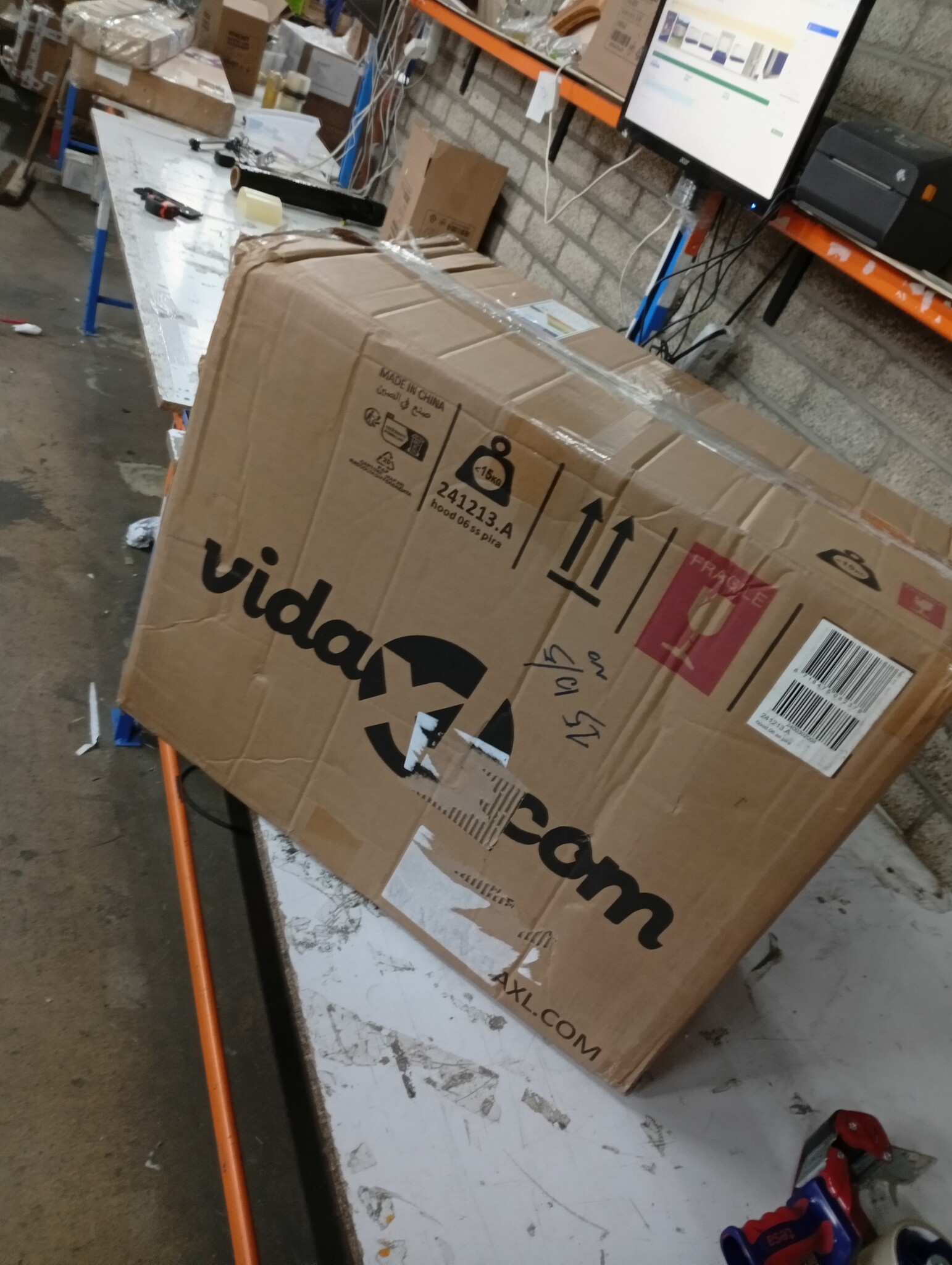 vidaXL Afzuigkap 600 mm roestvrij staal