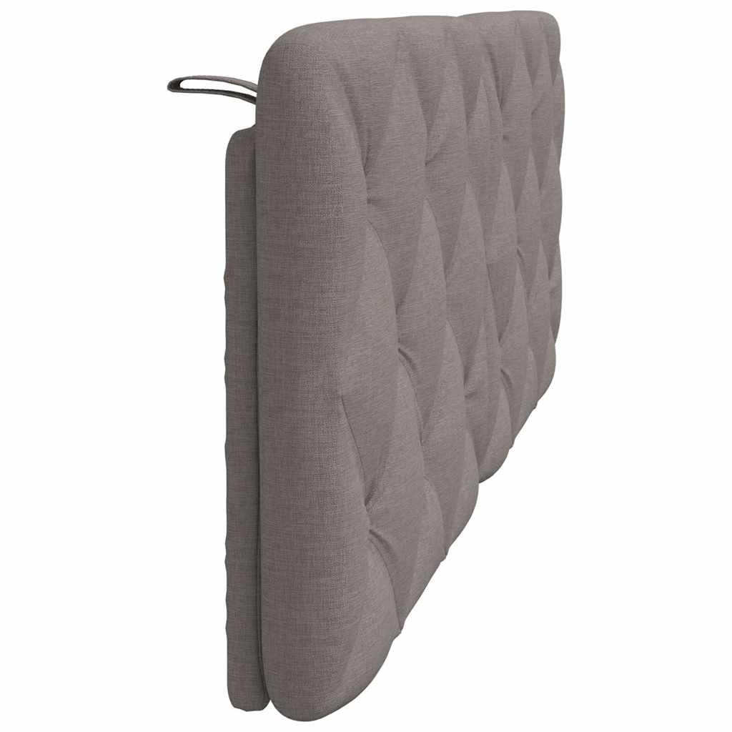 vidaXL Hoofdbordkussen 140 cm stof taupe