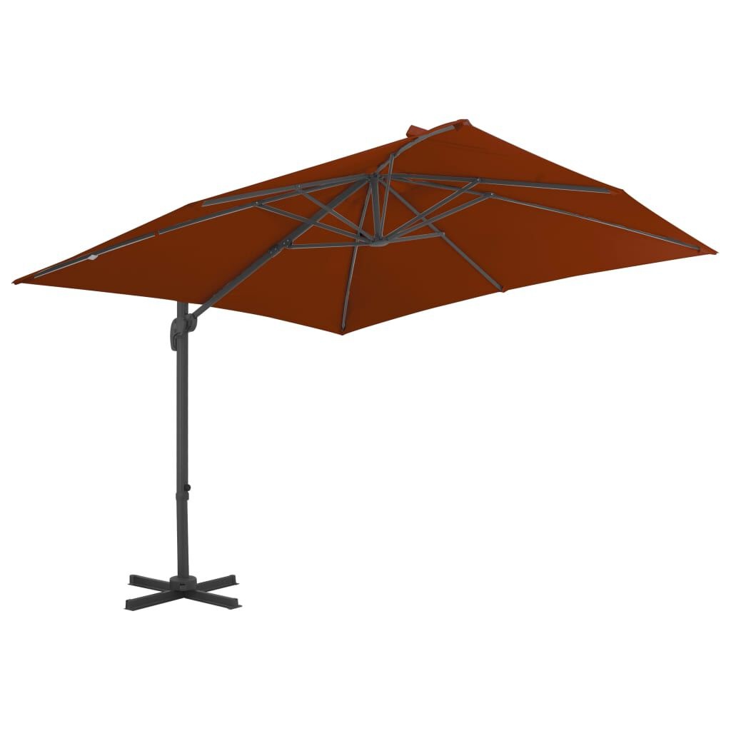 Zweefparasol VidaXL 300x300cm Terracotta - 61% KORTING!