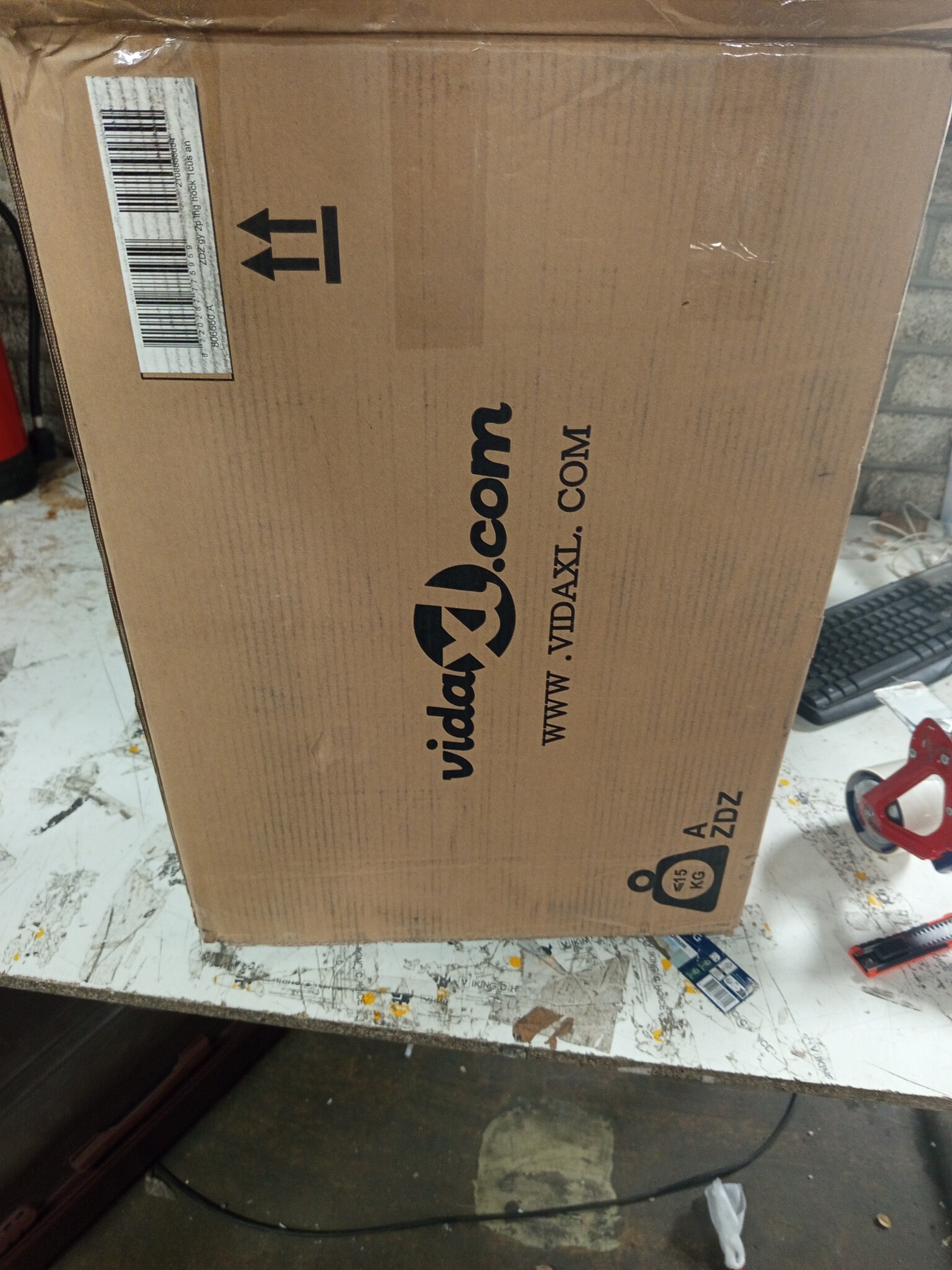 vidaXL Tuinbank 2-zits Grenenhout & Kussens - 55% Korting!