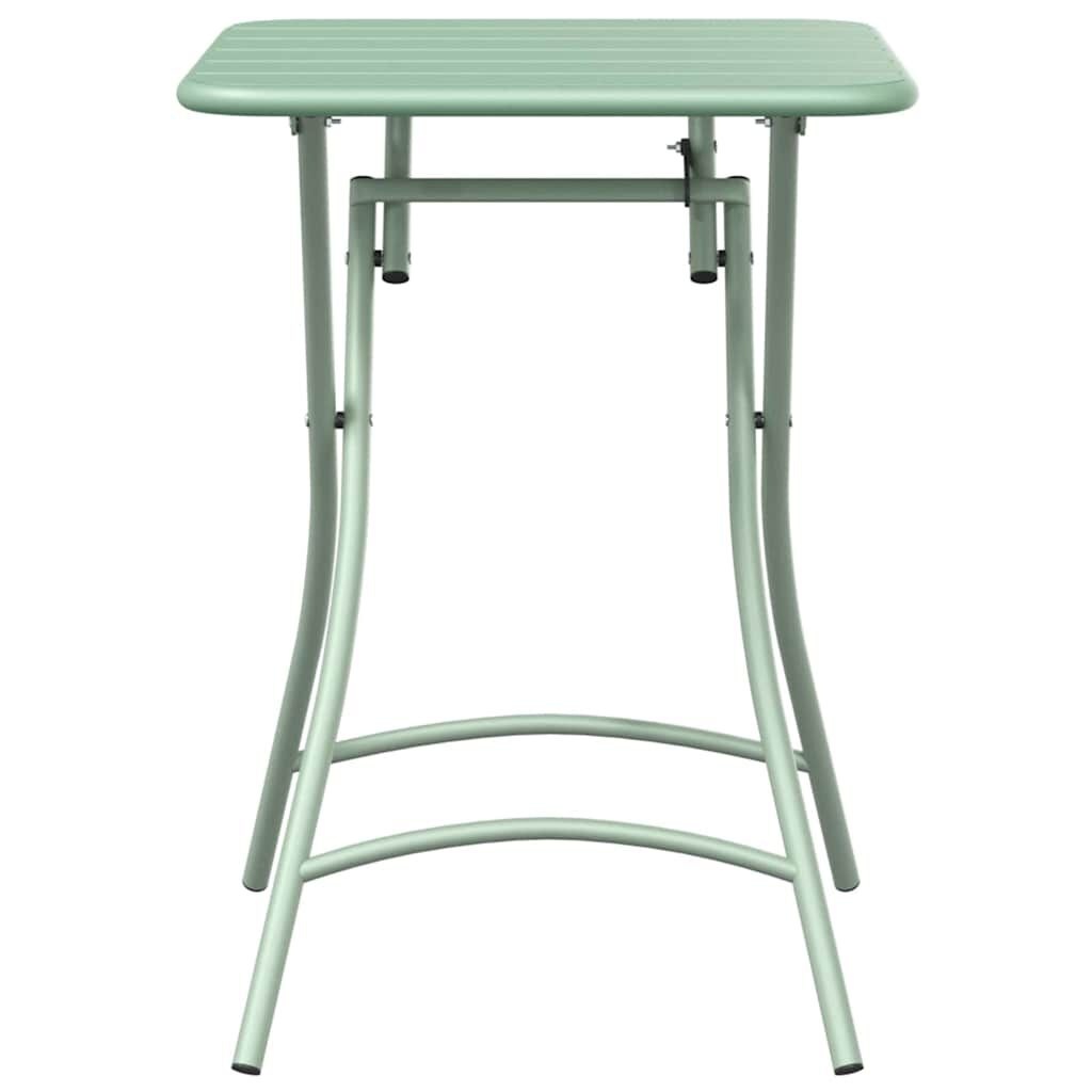 VidaXL Tuintafel Licht Munt (55x55x73cm) - 53% Korting! Op=Op!