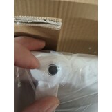 VidaXL Nachtkastjes 2 st metaal & glas - Wit/Transparant | 67% Korting!