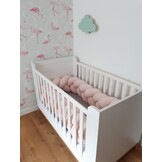 Bedomranding Vlechtkussen 3.5m - Perzik | 65% Korting | Als Nieuw!