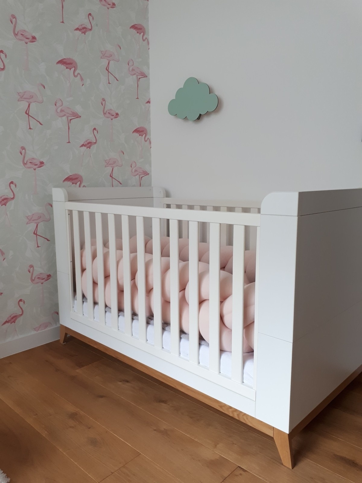 Bedomranding Vlechtkussen 3.5m - Perzik | 65% Korting | Als Nieuw!