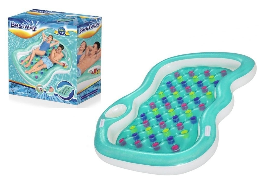 Luchtbed 216x178cm voor 2 pers. - 65% Korting! Zwembad Fun