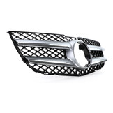 Sport Grille Zwart Zilver Chroom Mercedes GLK X204 (2012-2015) - 56% Korting!