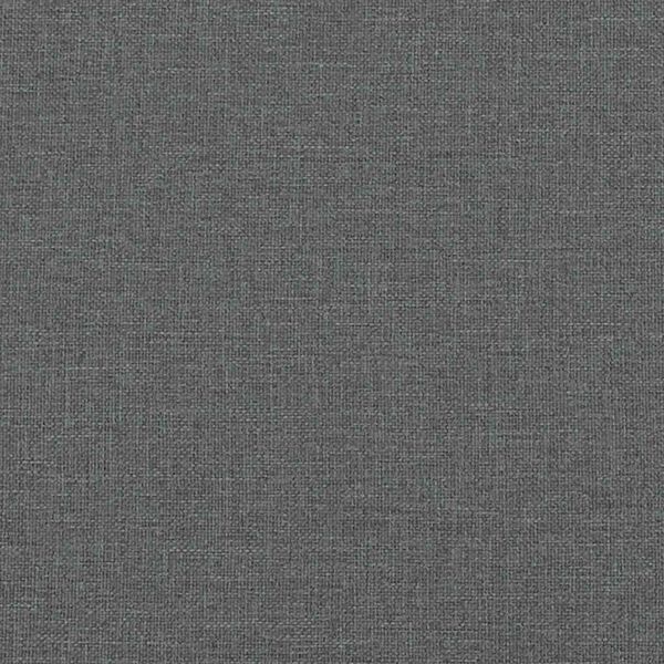 vidaXL Loveseat bank 140 cm stof donkergrijs