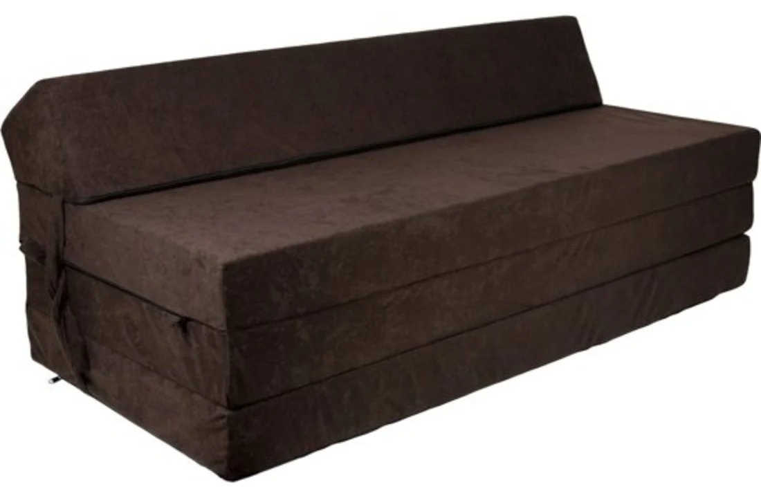 Opvouwbaar Matras 200x120cm Bruin - 61% Korting! Inclusief Hoofdkussen