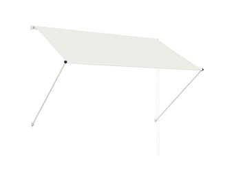 VidaXL Luifel Uittrekbaar 200x150 cm Crème - 56% Korting!