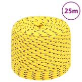 VidaXL Boottouw 8mm x 25m Geel - 42% Korting! ONGEBRUIKT!