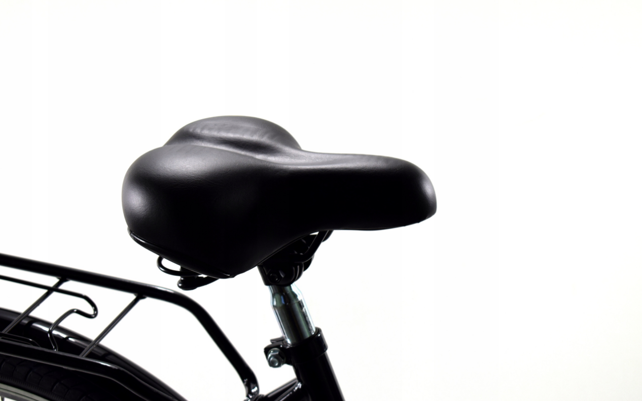 Retro Damesfiets Zwart 28" Dallas - 40% Korting! Ongebruikt!