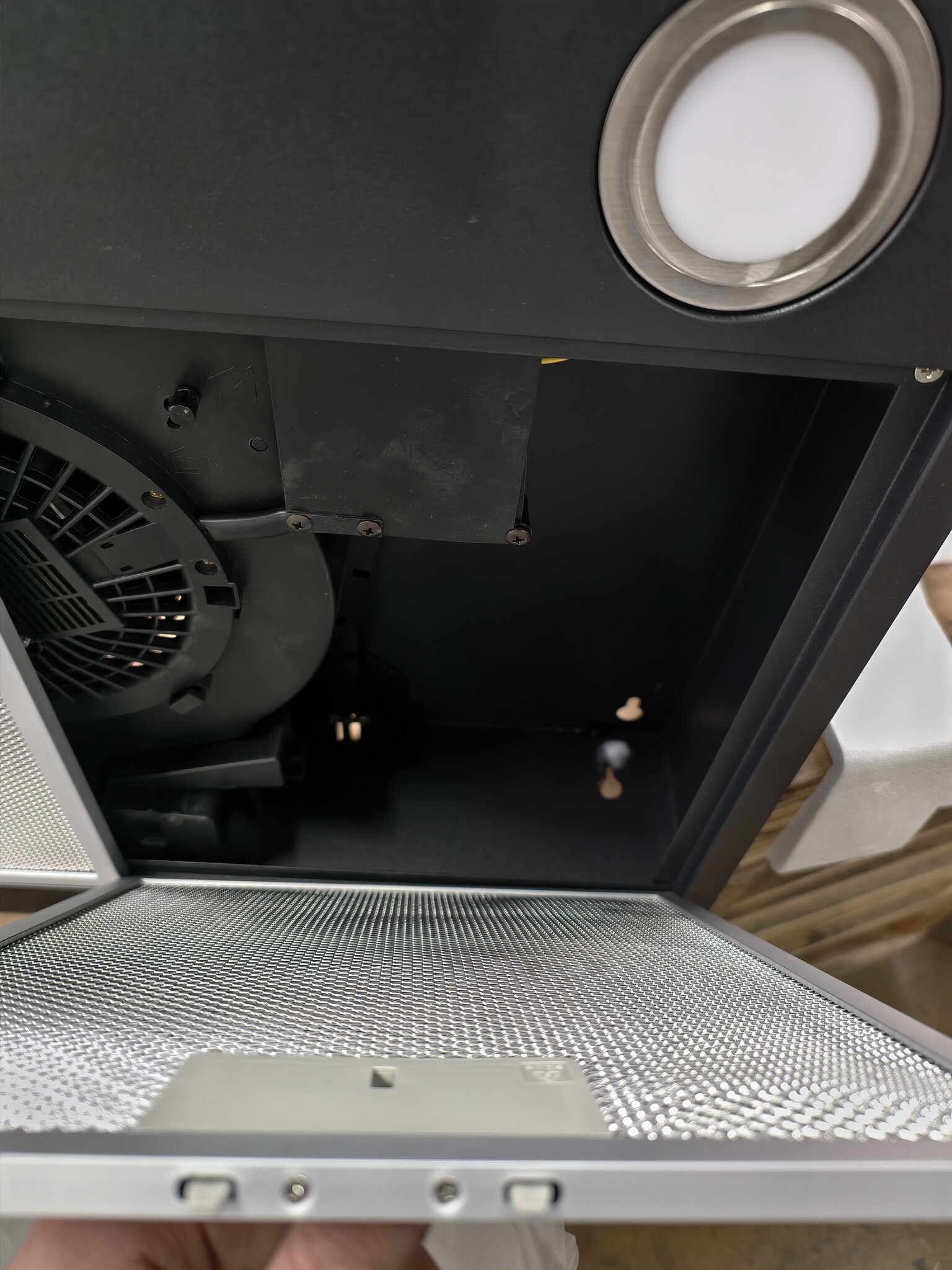 Zwarte Afzuigkap Onderbouw - 3 standen, 280m³/u - 40% Korting!