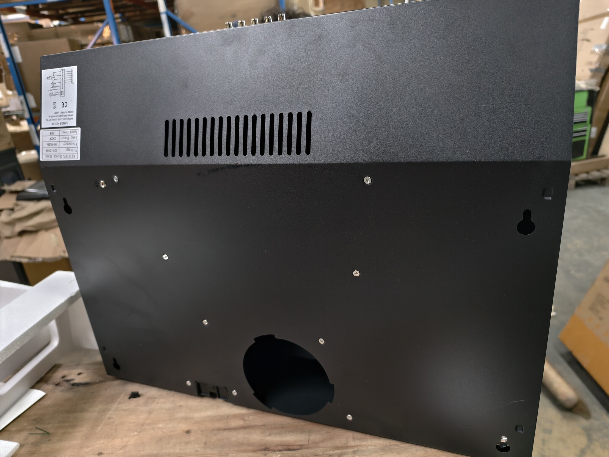 Zwarte Afzuigkap Onderbouw - 3 standen, 280m³/u - 40% Korting!