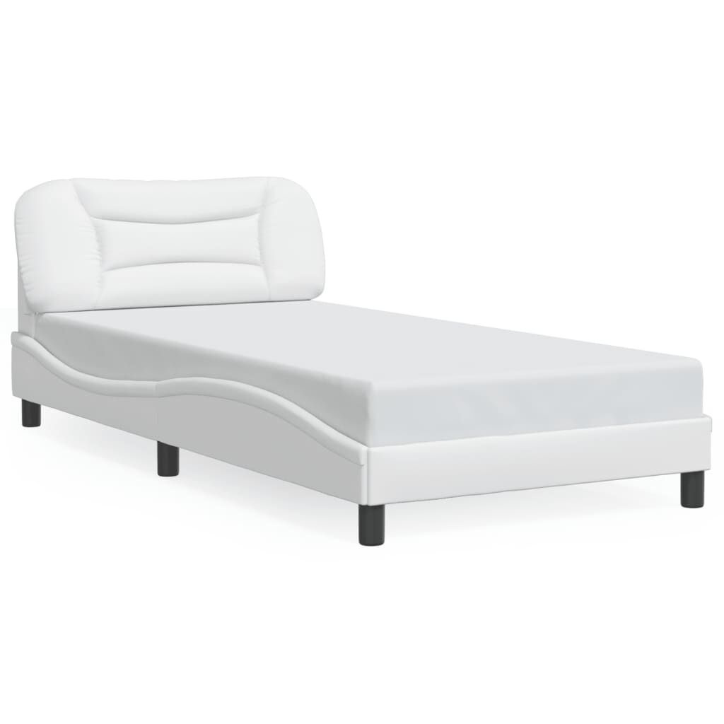 VidaXL Wit Kunstlederen Bedframe 100x200 cm - Nu met 58% Korting!