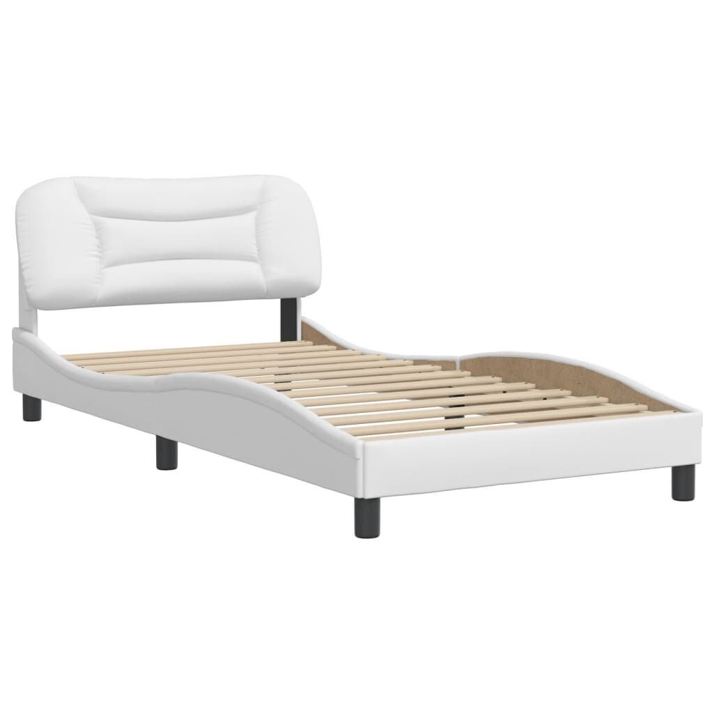 VidaXL Wit Kunstlederen Bedframe 100x200 cm - Nu met 58% Korting!