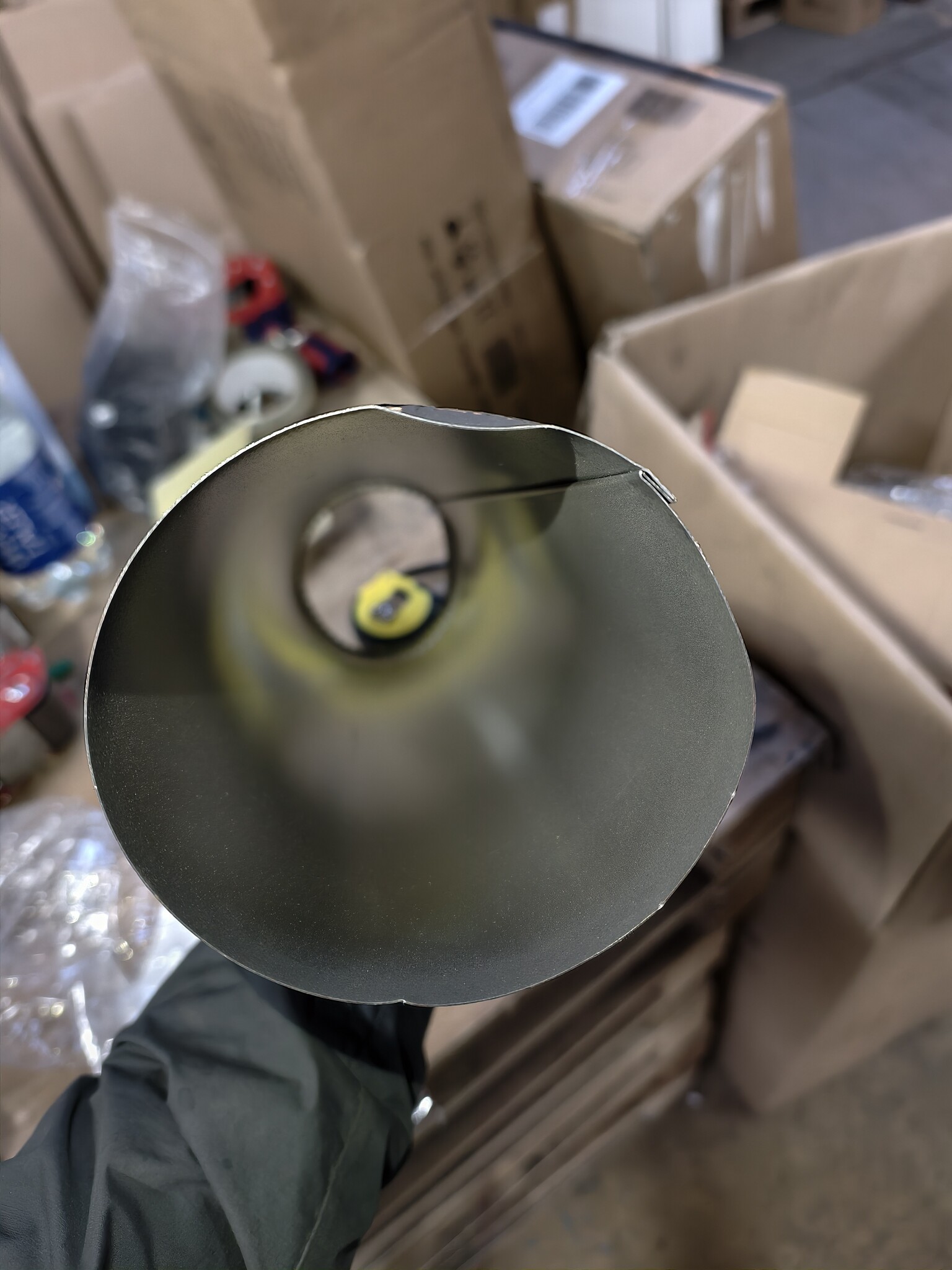 Kachelpijp Staal Ø 120mm/50cm Zwart - 60% Korting! (Met Gebreken)