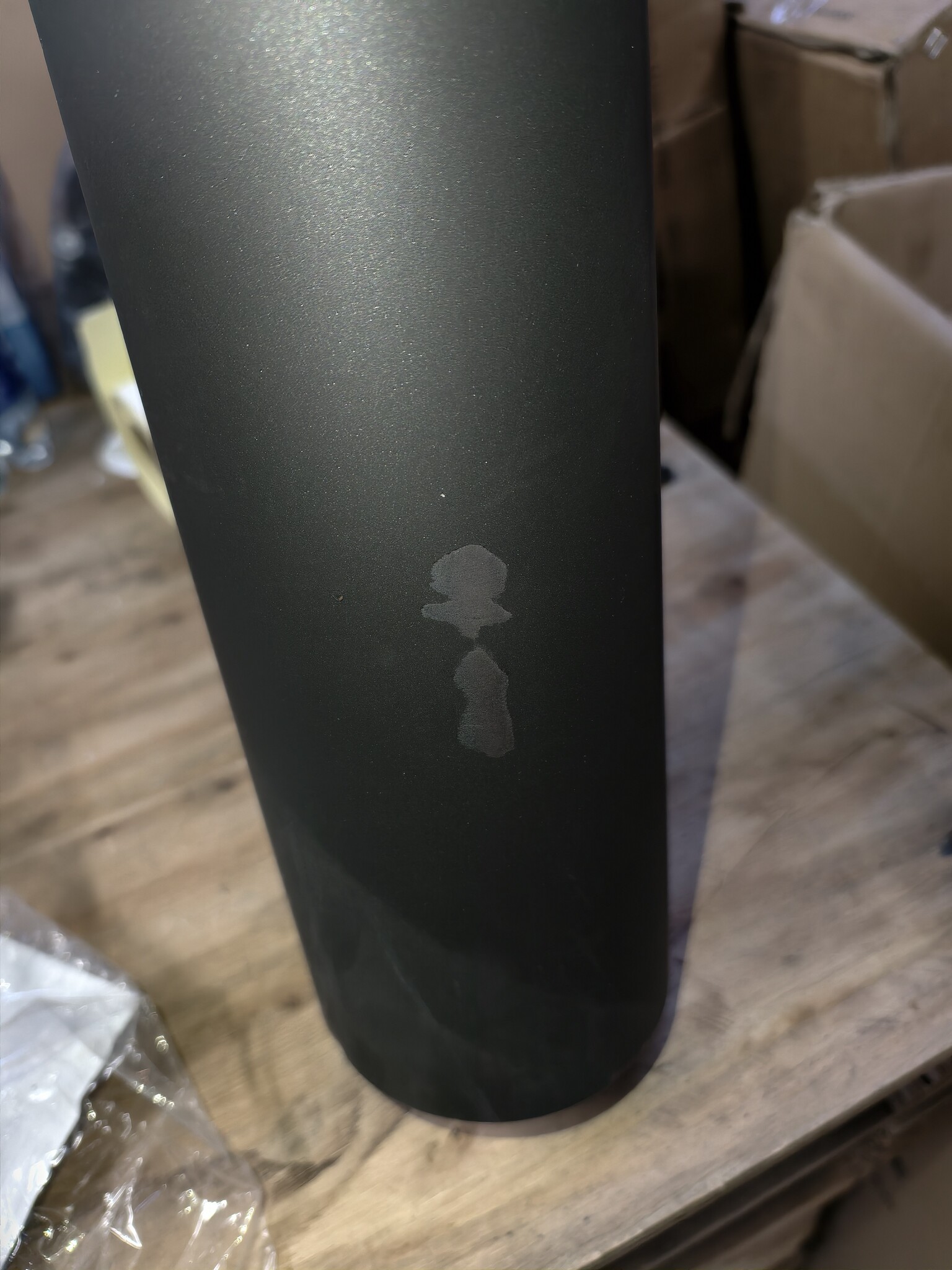 Kachelpijp Staal Ø 120mm/50cm Zwart - 60% Korting! (Met Gebreken)