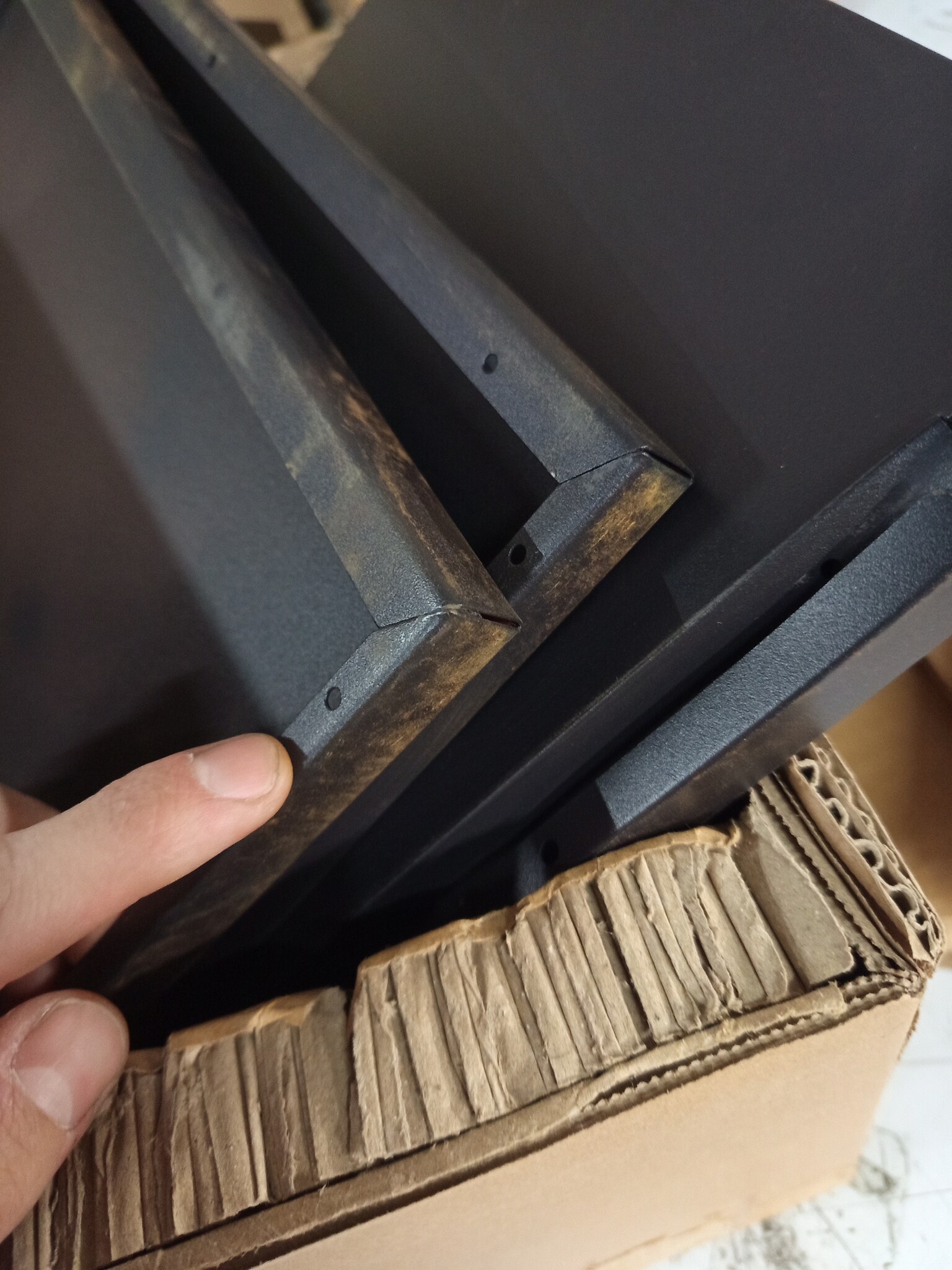 vidaXL Nachtkastjes Zwart Staal (2 st.) - Nu 60% Korting!