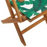 VidaXL Tuinstoelen 4 st. Groen - Inkl. Stoffen Zitting & Massief Hout - 51% Korting!