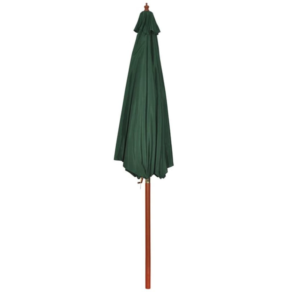 vidaXL Parasol 258 cm groen