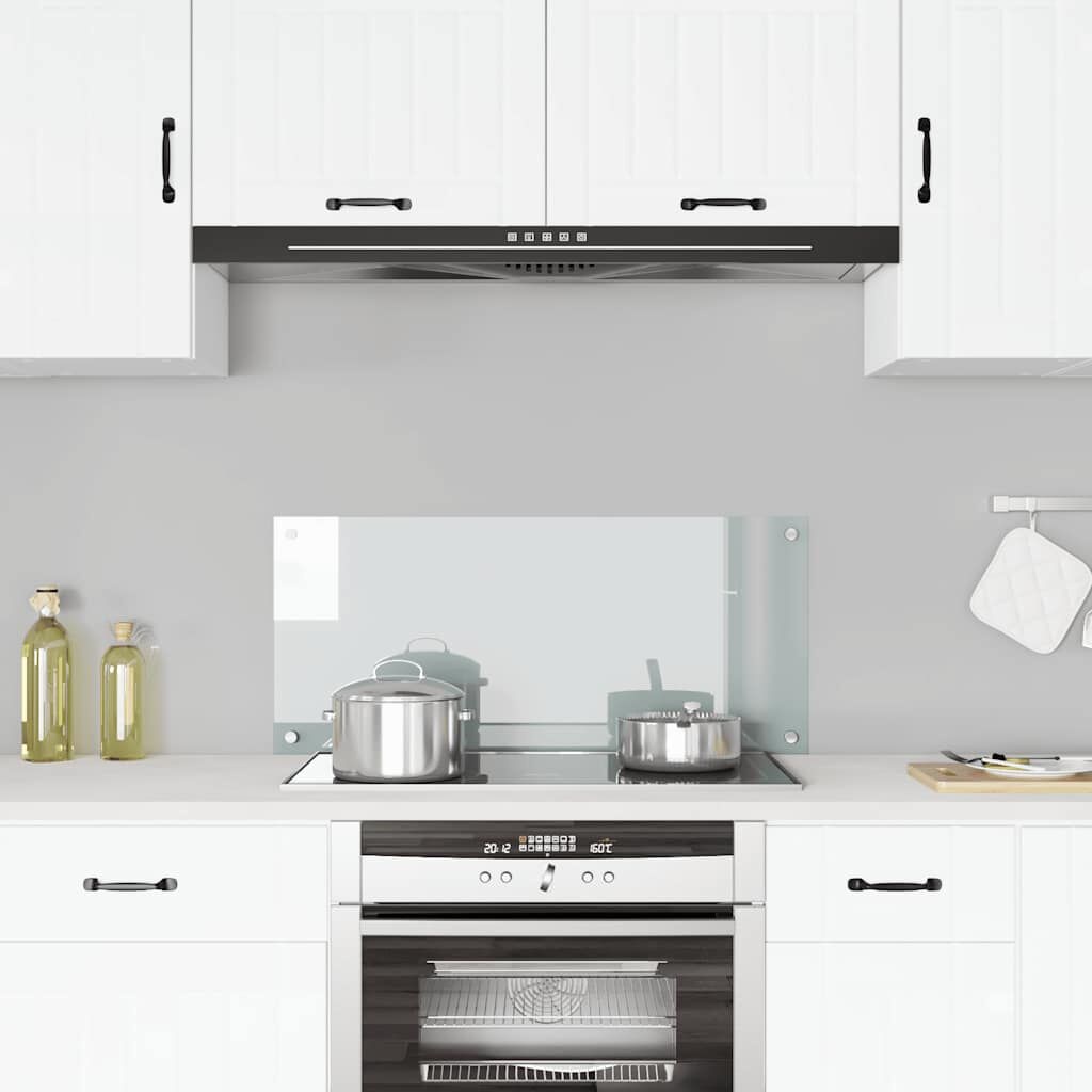vidaXL Spatscherm keuken 90x40 cm gehard glas transparant