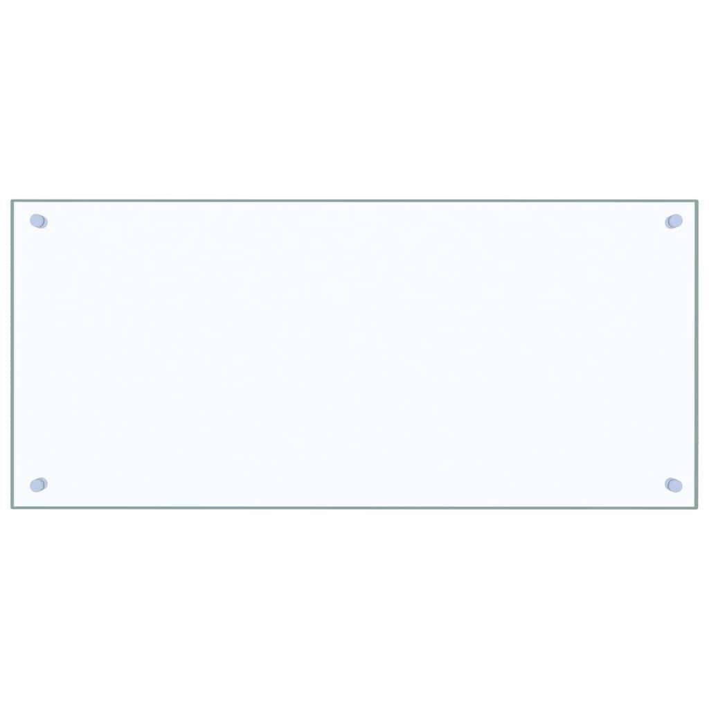 vidaXL Spatscherm keuken 90x40 cm gehard glas transparant