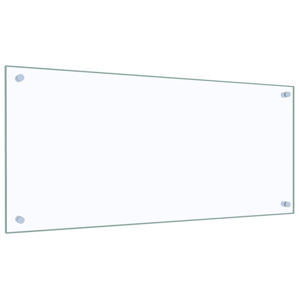 vidaXL Spatscherm keuken 90x40 cm gehard glas transparant