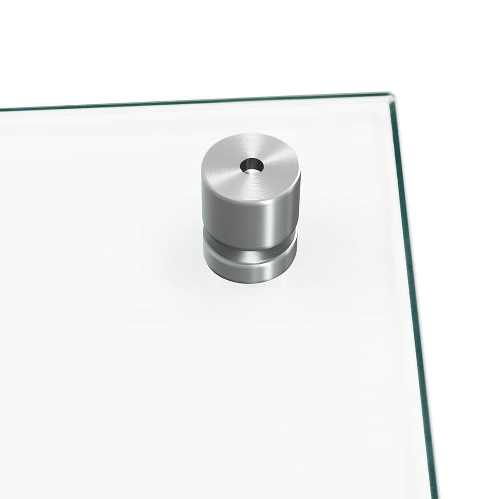 vidaXL Spatscherm keuken 90x40 cm gehard glas transparant