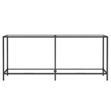 vidaXL Wandtafel 180x35x75,5 cm gehard glas transparant