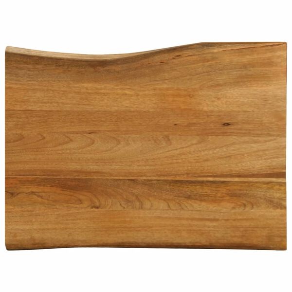 vidaXL Tafelblad met natuurlijke rand 90x60x2,5 cm massief mangohout