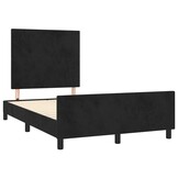VidaXL Fluweel Bedframe Zwart 120x200cm - 56% Korting! (geretourneerd)