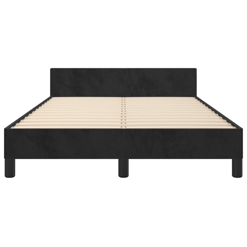 VidaXL Fluweel Bedframe Zwart 120x200cm - 56% Korting! (geretourneerd)