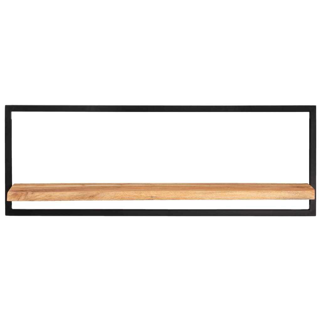 VidaXL Wandschappen 2 st 100x24x35 cm Acaciahout & Staal - 40% Korting!