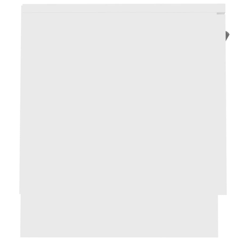 VidaXL TV-meubel Wit Bewerkt Hout 140x35x40cm - 55% Korting!