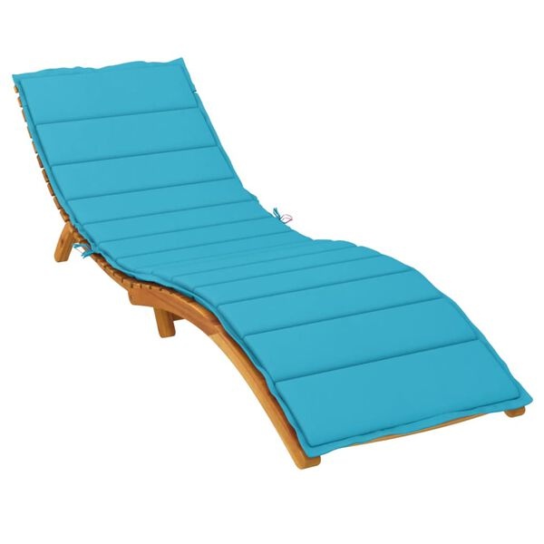 VidaXL Ligbedkussen Turquoise - 65% Korting! Comfortabel & Waterafstotend