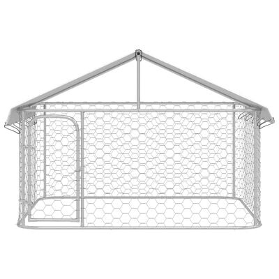 vidaXL Hondenkennel Buiten met Dak - 200x200x150cm - 35% Korting!