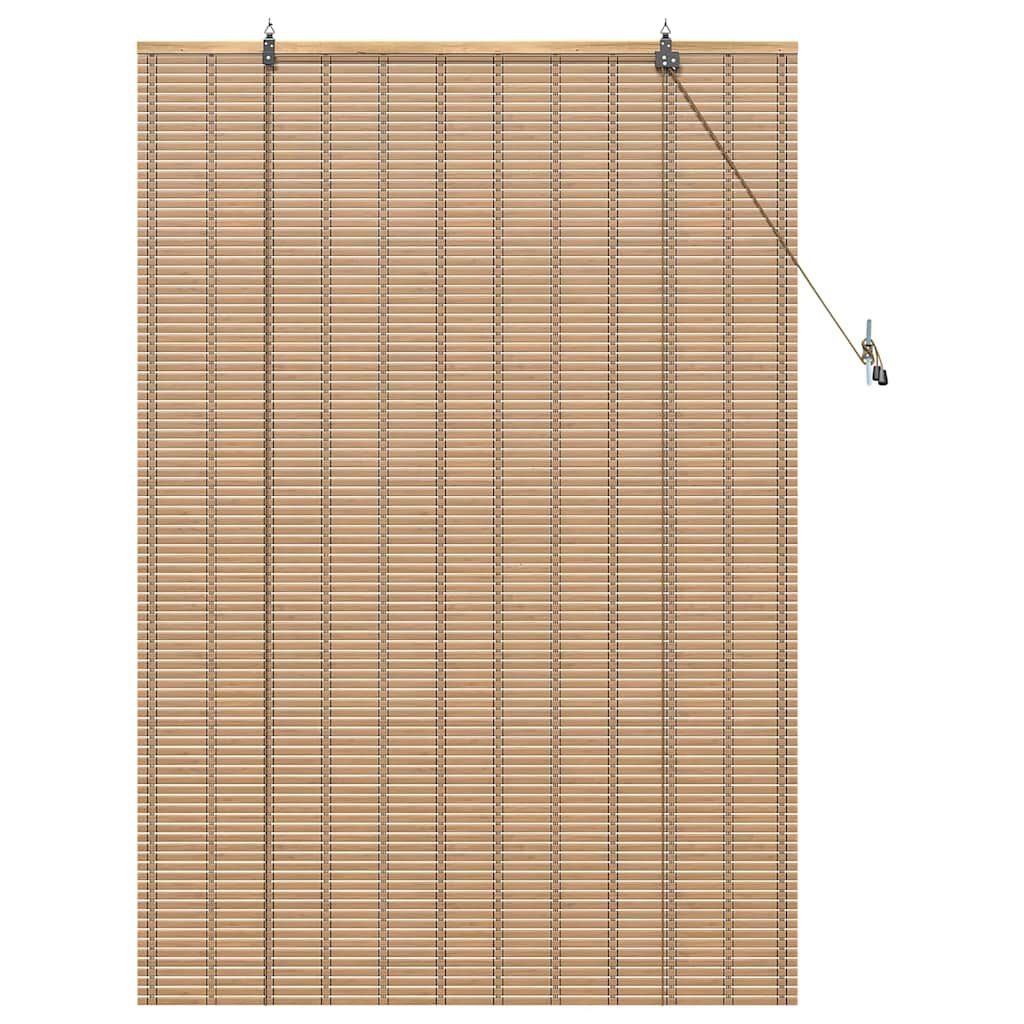 VidaXL Rolgordijn Bamboe Licht Bruin - 100x160cm | 35% Korting!