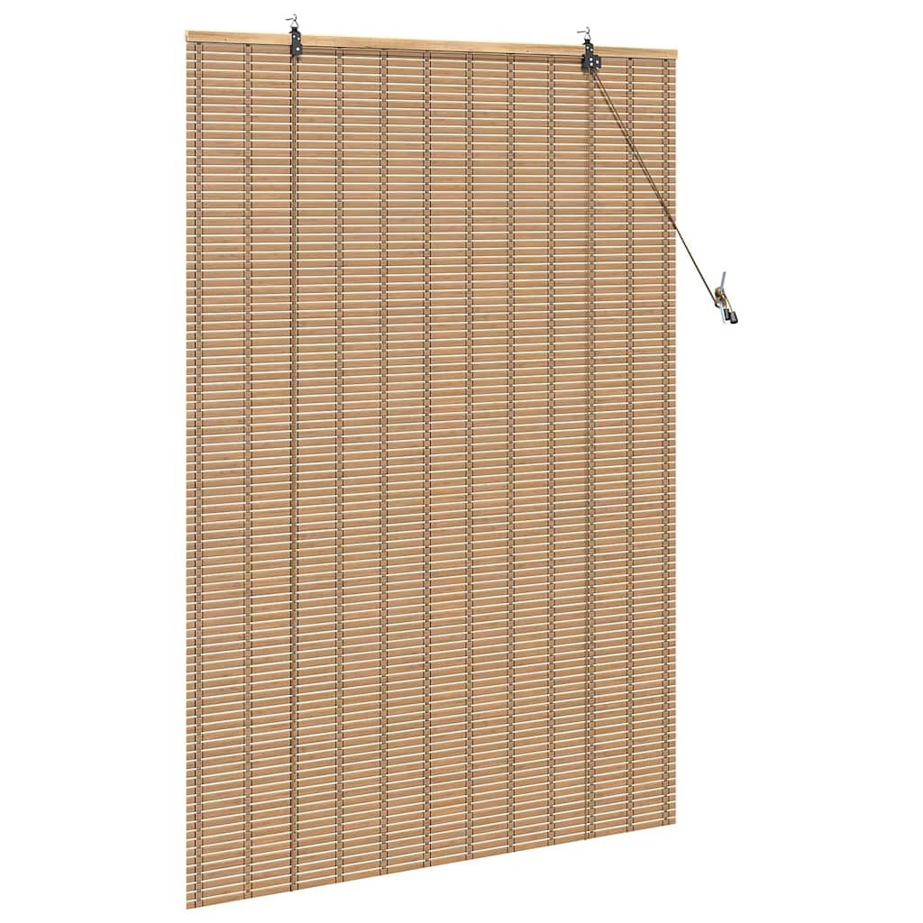 VidaXL Rolgordijn Bamboe Licht Bruin - 100x160cm | 35% Korting!