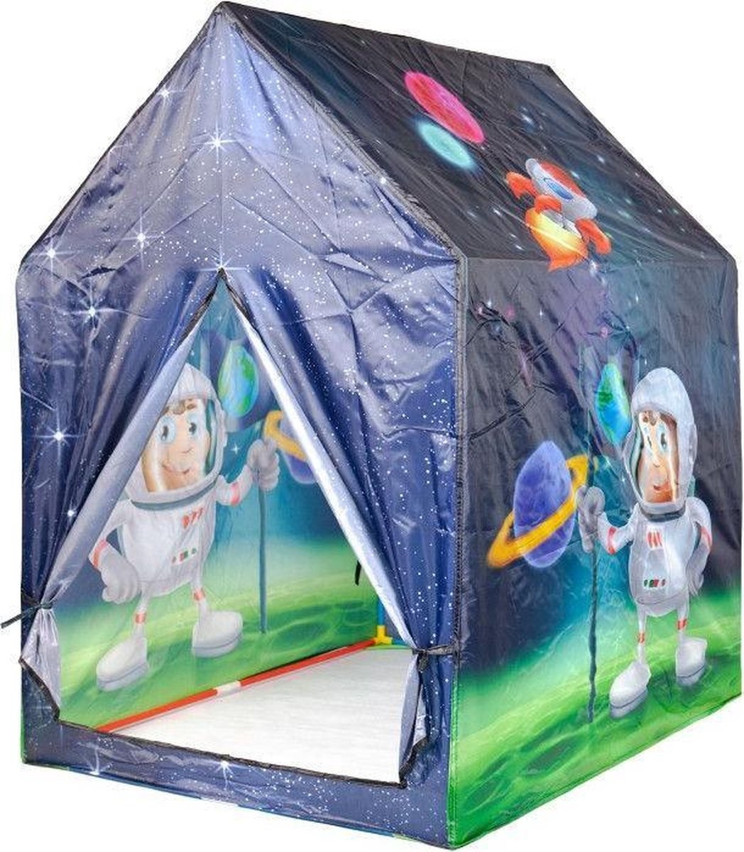 Kinder Speeltent Astronaut & Ruimte | 40% Korting | Zo Goed Als Nieuw!