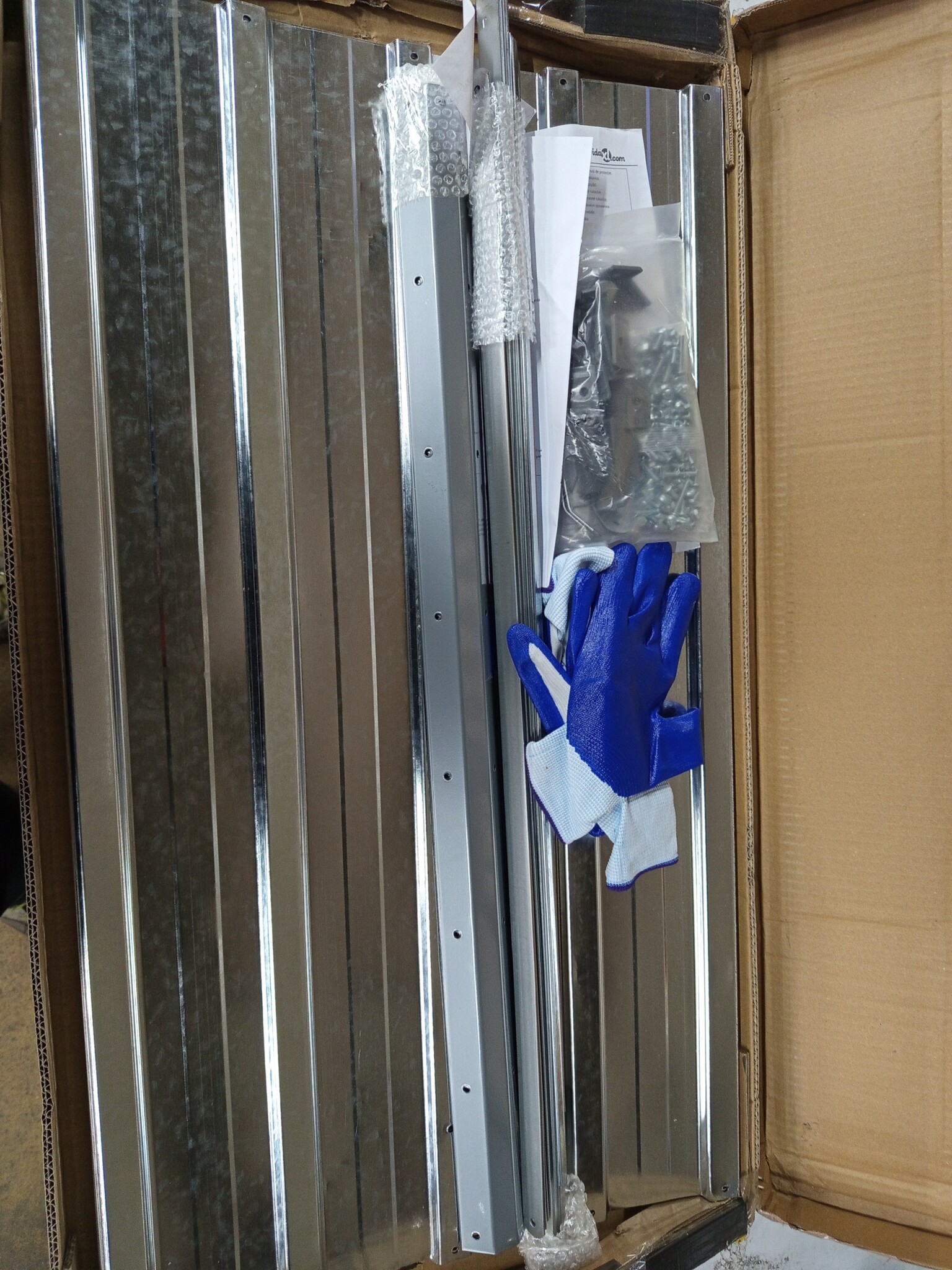 VidaXL Verhoogde Plantenbak 240x80x77cm Staal - 55% Korting!