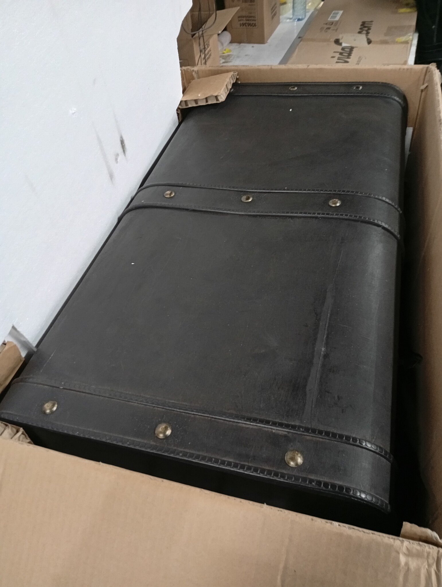 VidaXL Dekenkist Zwart Hout 90x51x42cm - 55% Korting!