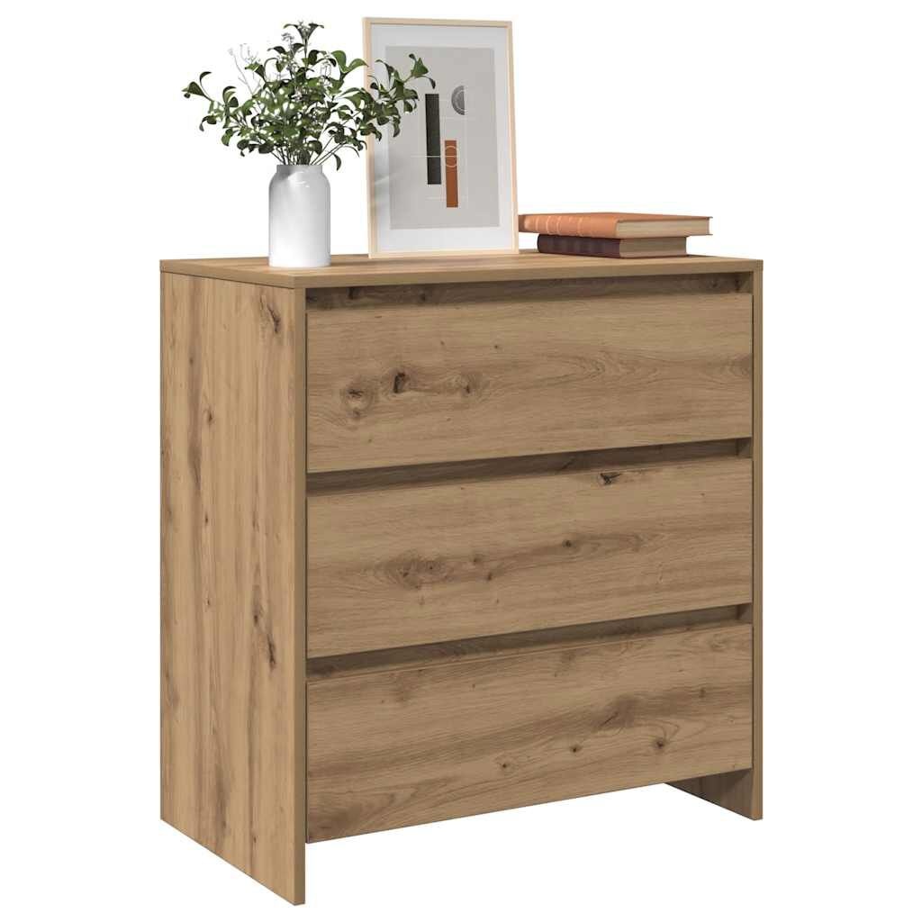 VidaXL Dressoir Artisanaal Eikenhout (70x41x75cm) - 40% Korting!