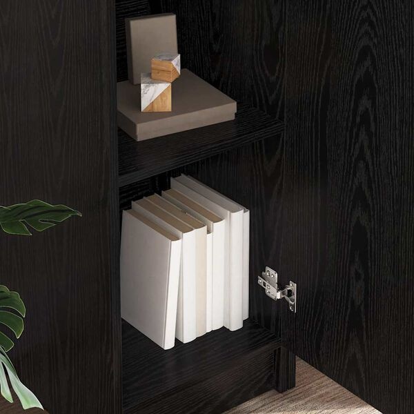 VidaXL Bureau met Plank Zwart Eiken - 79% Korting! Slechts 1 Stuks!