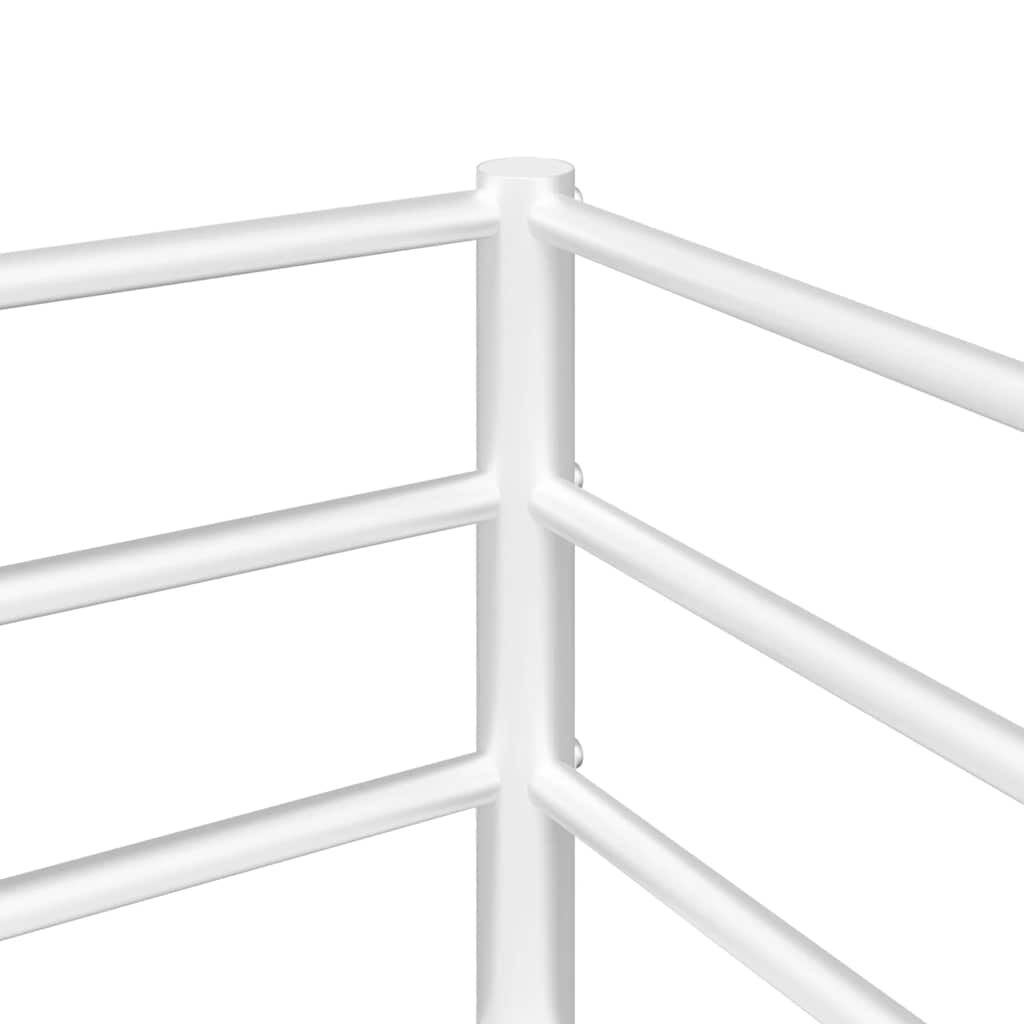 VidaXL Stapelbed Wit 90x200cm Staal | 35% Korting | Nieuwstaat!
