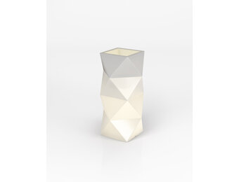 Retourtje: Monumo Asti Bloempot met Verlichting (Wit, 78cm) - 40% Korting!