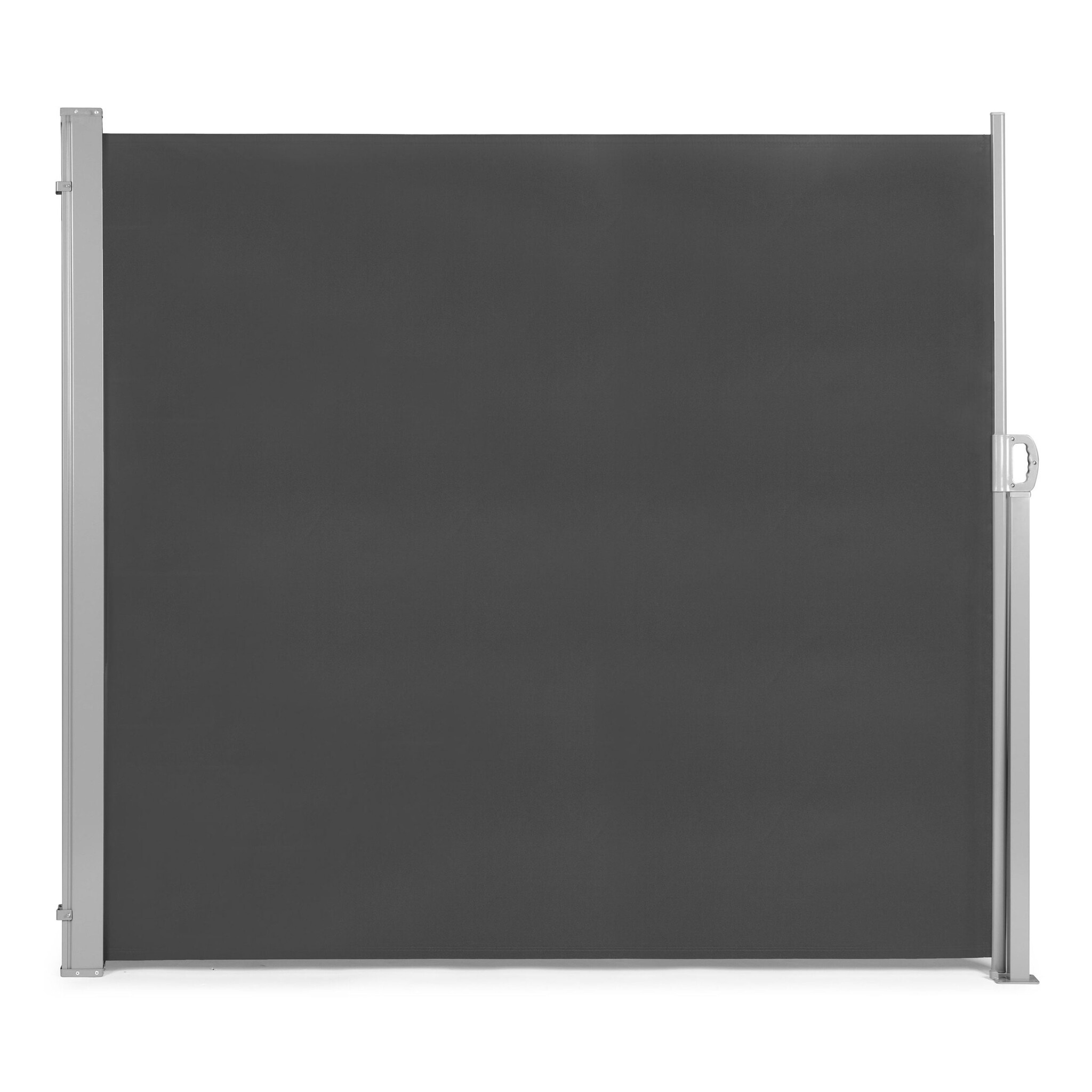 Uittrekbaar Windscherm Antraciet 300x180cm - 40% Korting! Terras & Tuin