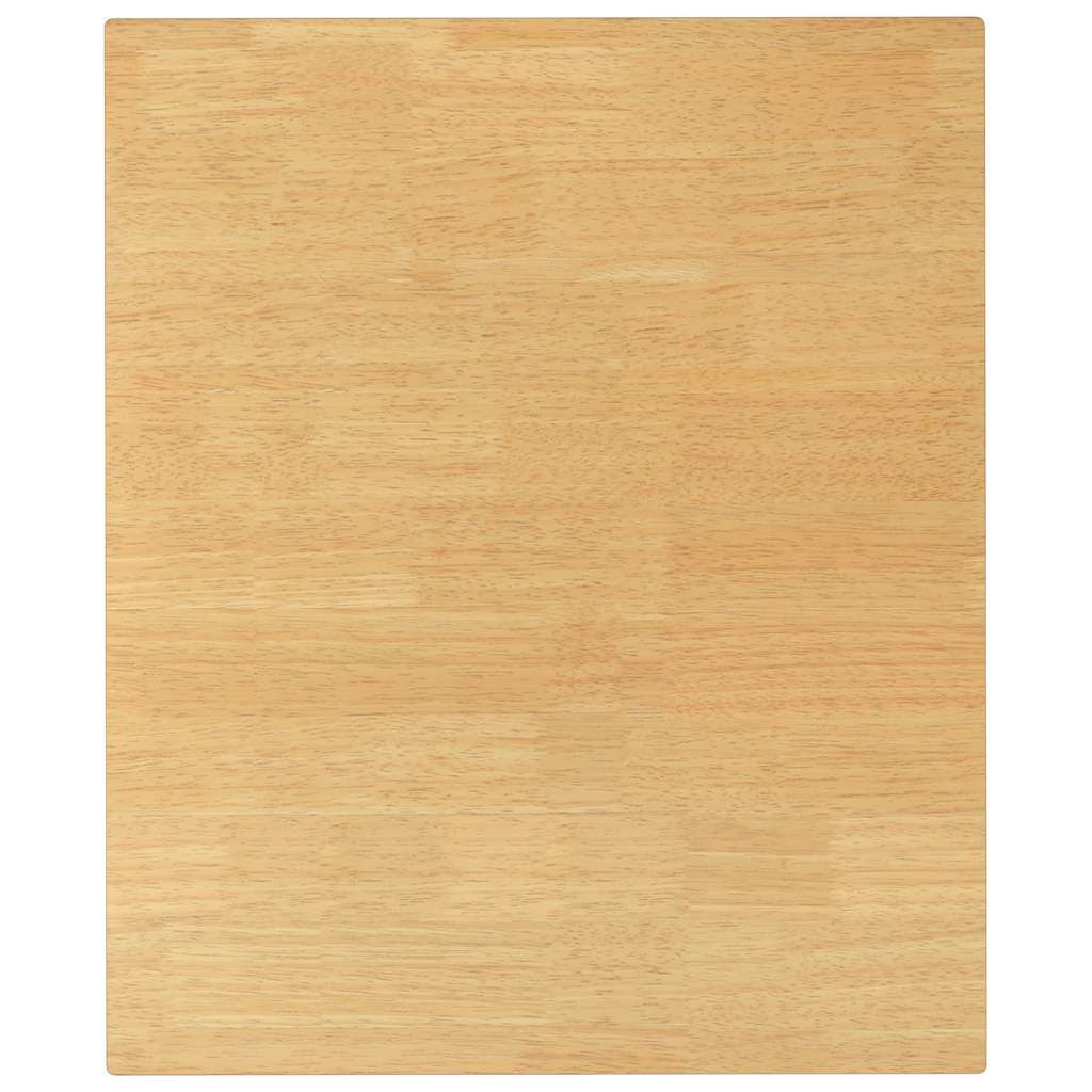 vidaXL Eettafel massief hout naturel rubber