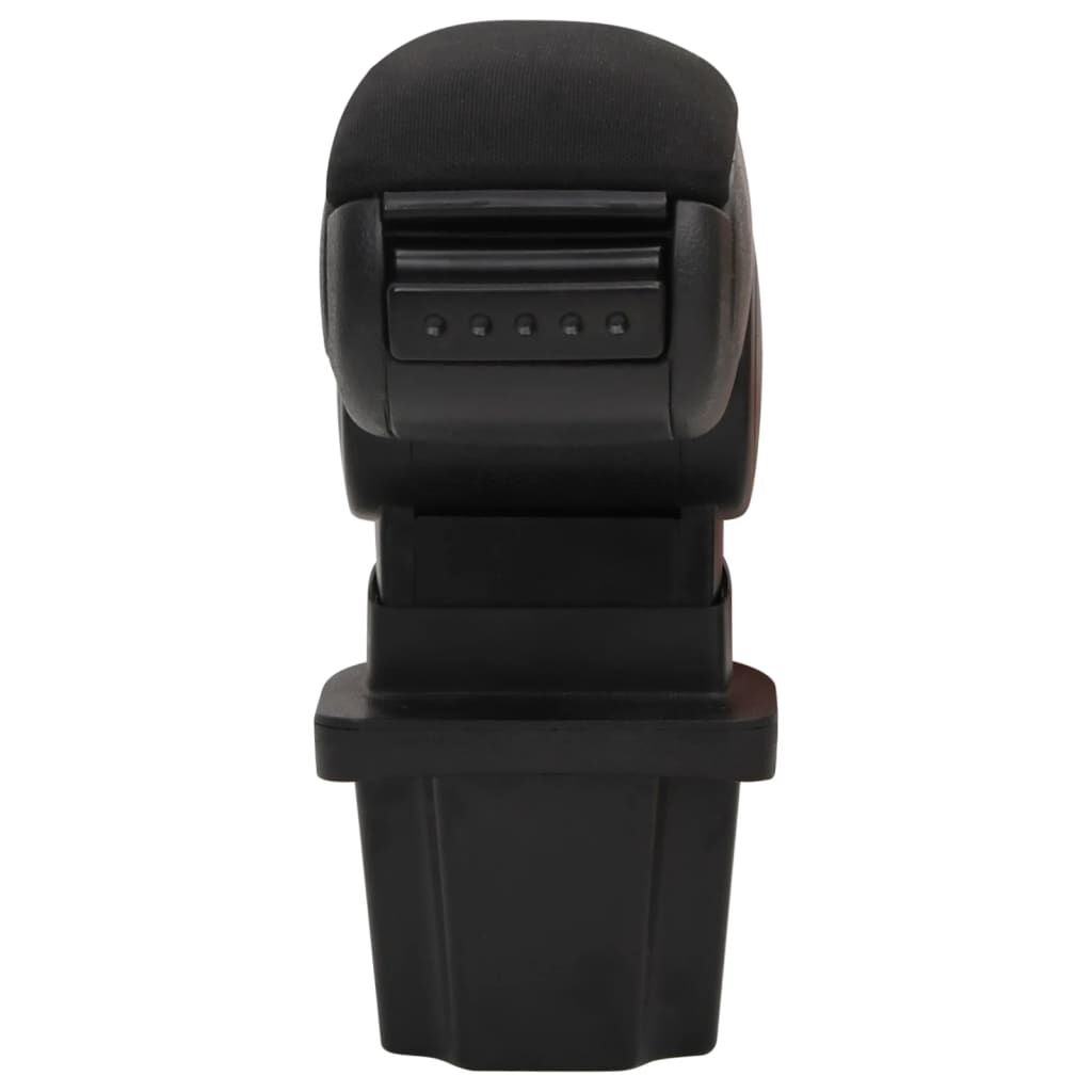 vidaXL Armsteun 13,5x32,5x(31-46,5) cm ABS zwart