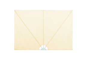 VidaXL Terrasscherm Crème 240x160cm - Inklapbaar & Weerbestendig | 55% Korting!